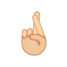 Fingers Crossed Emoji Pic